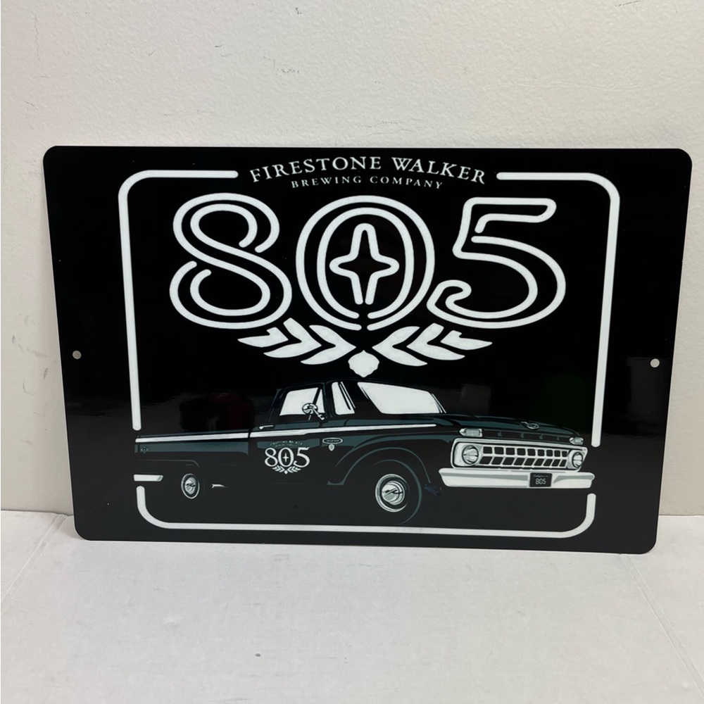 805 Firestone Walker Brewing truck logo beer sign
